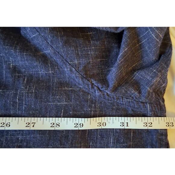 ROWM  Men's 4XB Blue Flecked Long Sleeved Button Down Shirt NWT - Picture 6 of 7